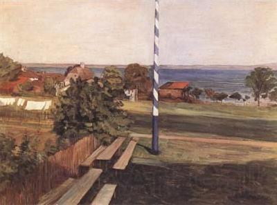 Leibl, Wilhelm Landscape with Flagpole (mk09)